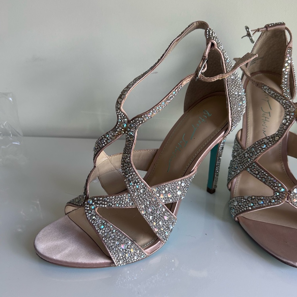 Betsey Johnson Pink Glamorous Heels